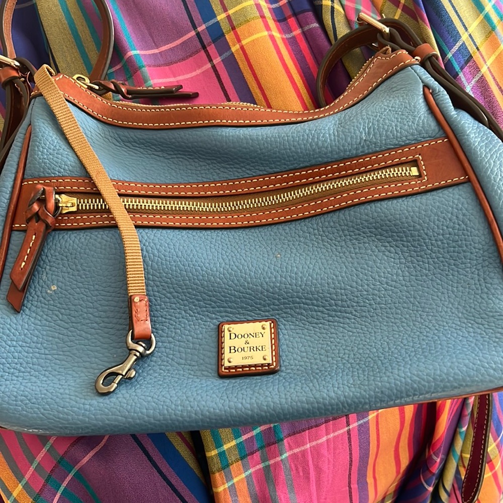 Used Dooney & Bourke blue purse